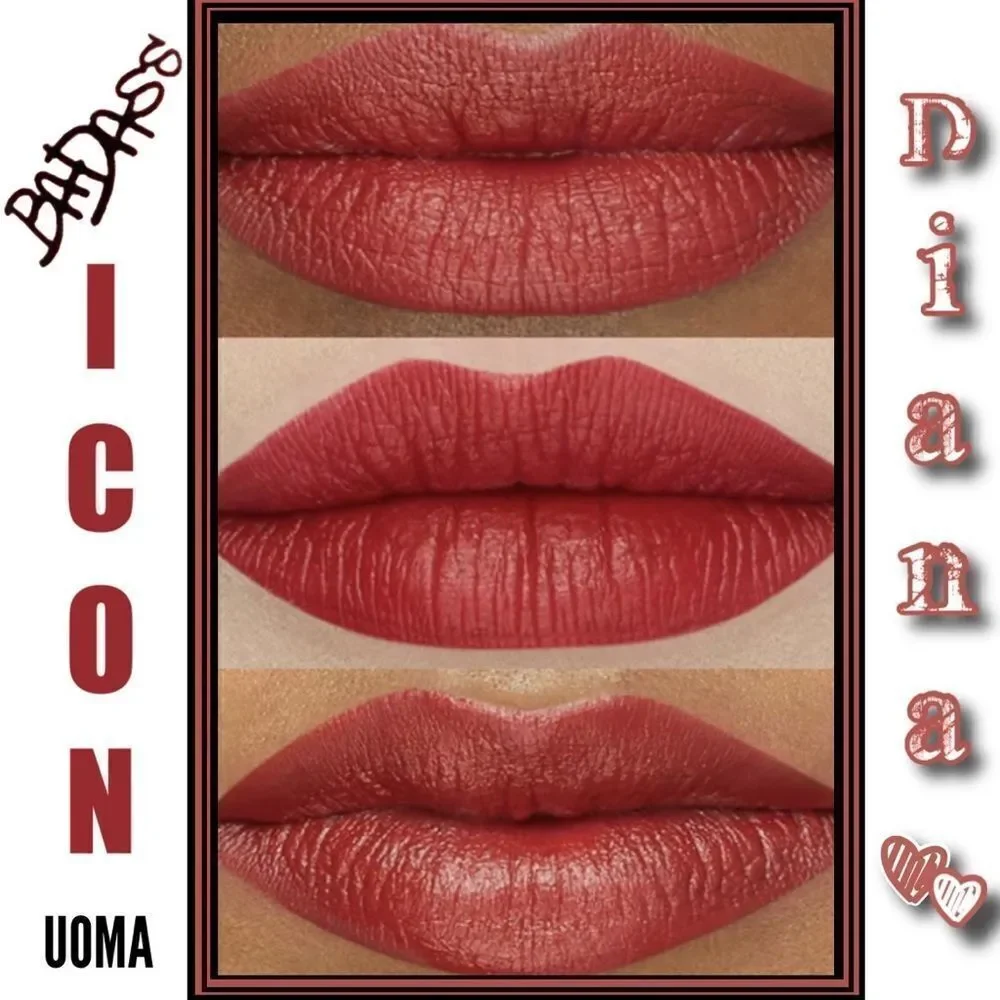 UOMA Beauty Icon Badass Matte Lipstick (Diana)